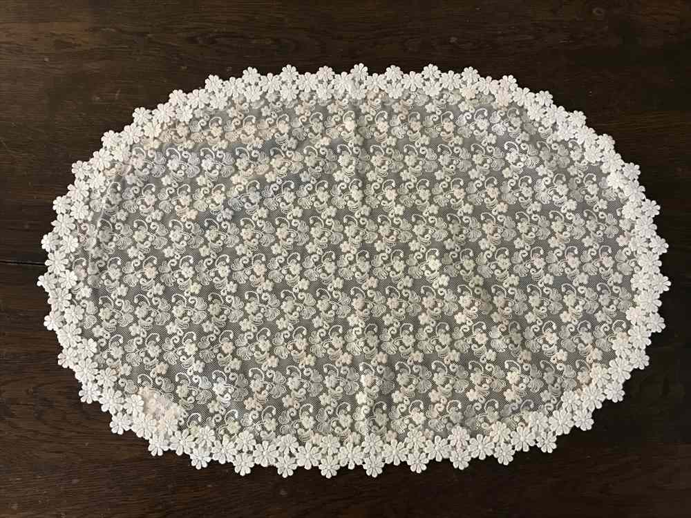cotton tulle テーブルセンター 30x45cm