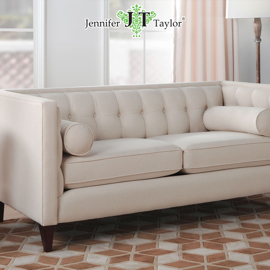 ジェニファーテイラーソファ 2人掛け 2.5人掛け Jack 幅180cm リネン風 36001LS-970