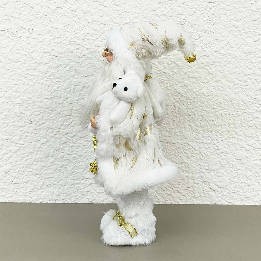 ヴィヴィアン｜インテリア雑貨と家具｜ サンタクロース 30cm ホワイト
