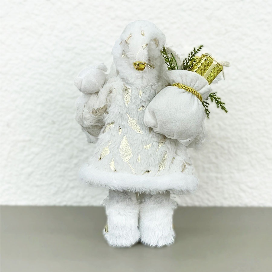 ヴィヴィアン｜インテリア雑貨と家具｜ サンタクロース 30cm ホワイト