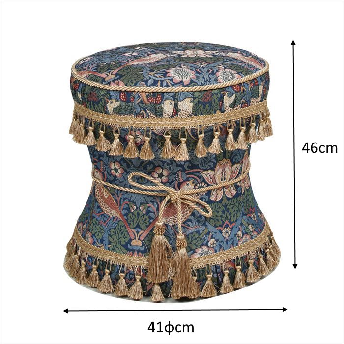 ジェニファーテイラー ラウンド スツール Strawberry Thief Jennifer Taylor 33163セット