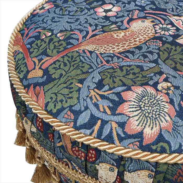 ジェニファーテイラー ラウンド スツール Strawberry Thief Jennifer Taylor 33163セット