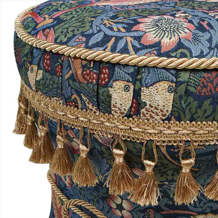 ジェニファーテイラー ラウンド スツール Strawberry Thief Jennifer Taylor 33163セット