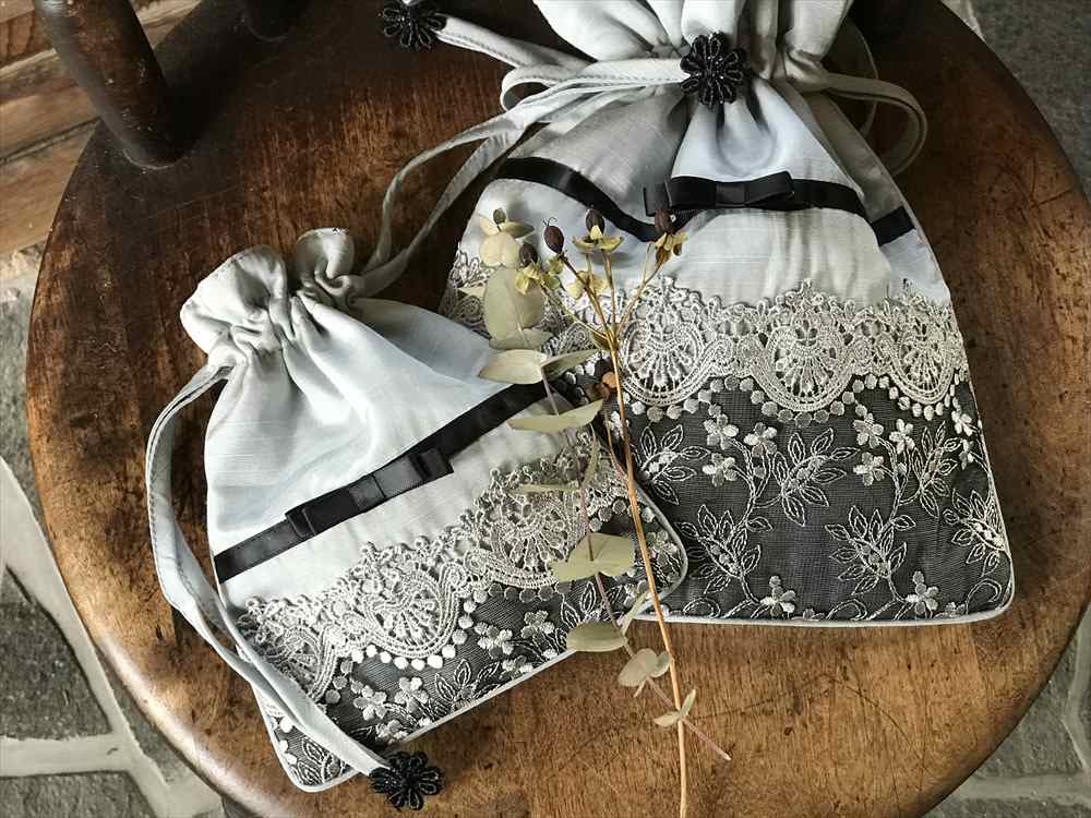 chic vivienne フラットポーチ L