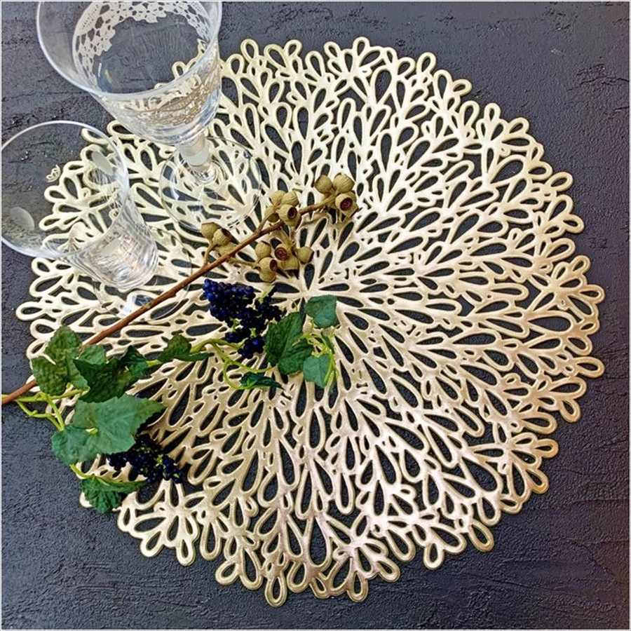 ３色展開 モダン ランチョンマット プレースマット 38x38cm