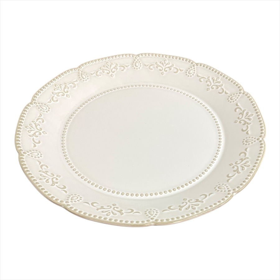 プレート 27cm 食器 アイボリー