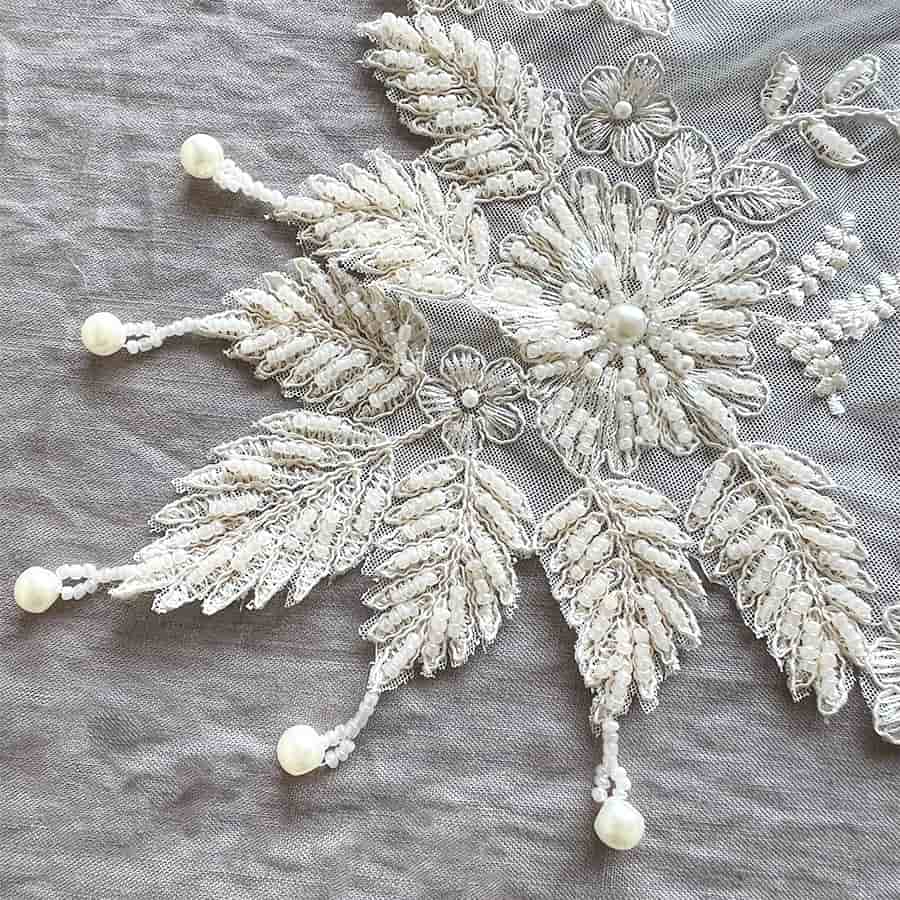 フレンチレース テーブルクロス 85x85cm