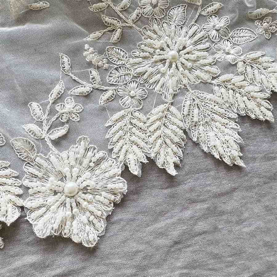 フレンチレース テーブルクロス 85x85cm