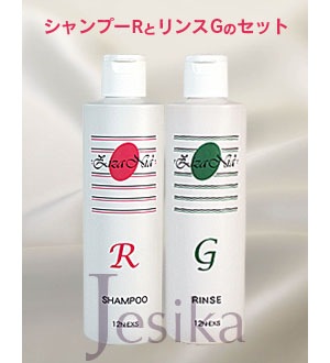 ジザニア シャンプーR・シャンプーY・リンスG 各2本【K2029-1419】 ジザニア シャンプーR・リンスGのセット｜天然成分無添加 ノンシリコン