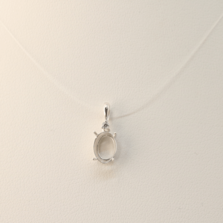 Pt900 メレ1 上 ペンダントトップ