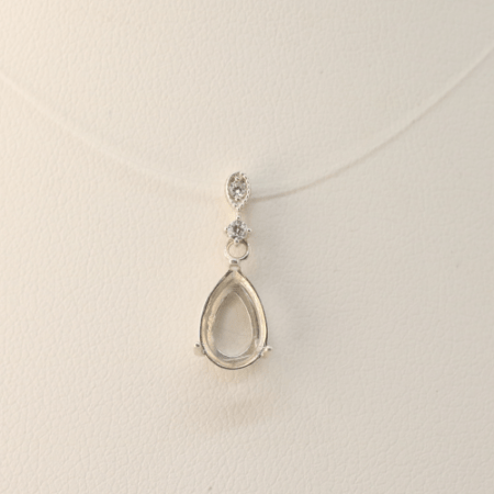 Pt900・K18 ミル＆まるペンダントトップ