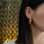 サージカルステンレス メタル ドロップピアス