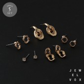 ニッケルフリー ピアス 5点セット