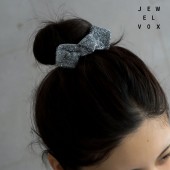 【よりどり3点対象】ラメ リボン ヘアゴム