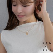 淡水パール風 太陽 ネックレス