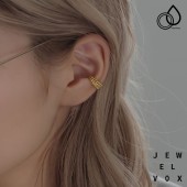 ステンレス トリプルグレイン イヤーカフ