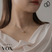 ステンレス Ｗメタルボール ネックレス