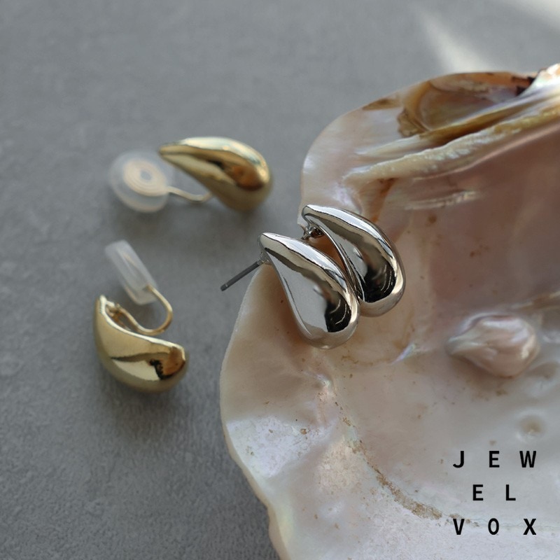 PJouete フープイヤリング シルバーカラー証明書、カード、箱、袋付き jewel-vox_f-mkp-12092
