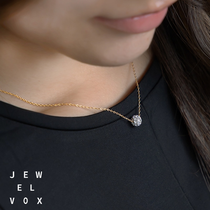 パヴェボールネックレス | JewelVOX（ジュエルボックス）| プチプラ