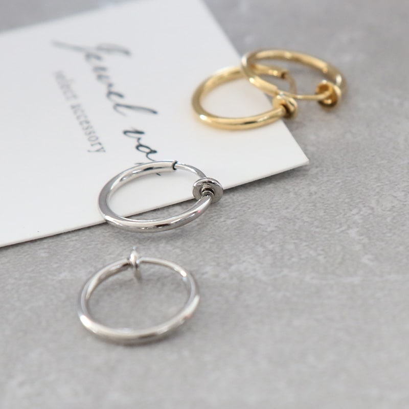 限定クーポンで20％OFF!!】1.5cm シンプルフープイヤリング