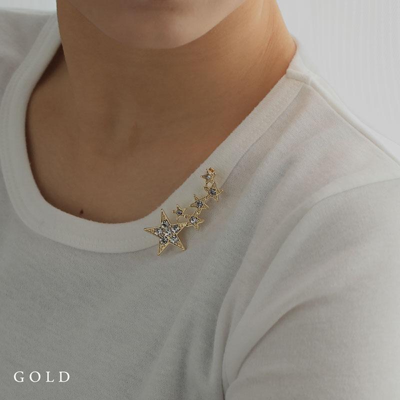 スターモチーフ ブローチ | JewelVOX（ジュエルボックス）| プチプラ