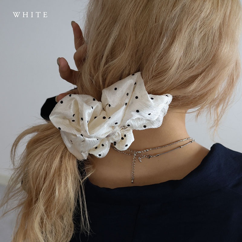 サテン風 ドット ヘアクリップ メール便不可 | JewelVOX（ジュエル