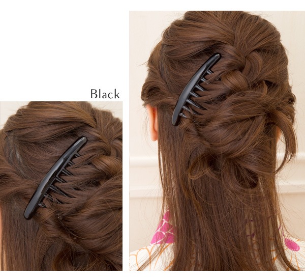 べっ甲　新品未使用　ヘアコーム 2本セット 2本セットべっこう風夜会巻きヘアコーム | JewelVOX（ジュエルボックス