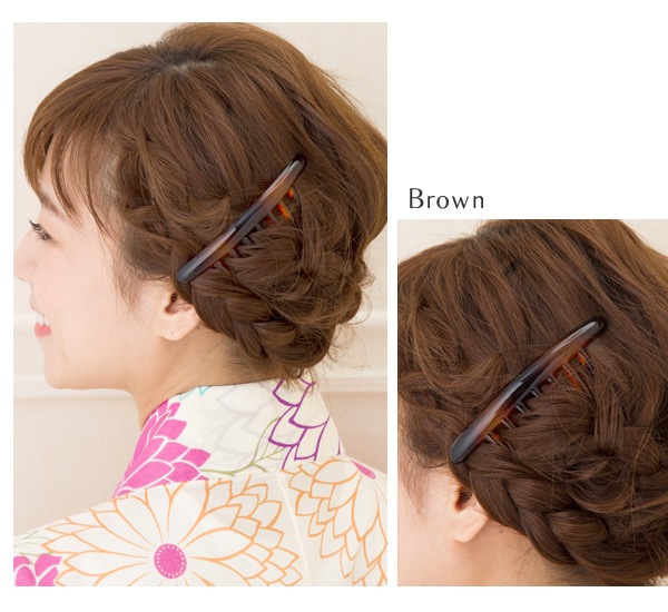 2本セットべっこう風夜会巻きヘアコーム | JewelVOX（ジュエルボックス