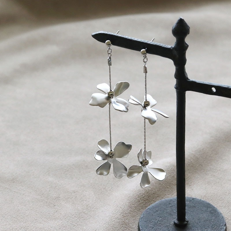 フラワー ロングピアス | JewelVOX（ジュエルボックス）| プチプラ