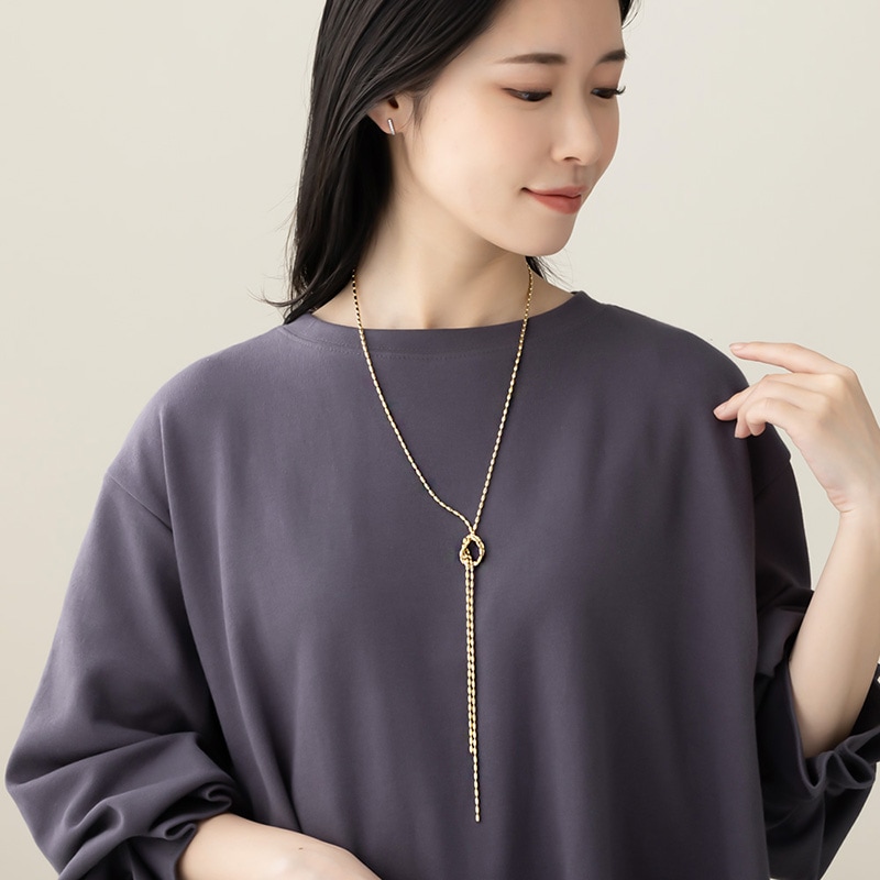 4タイプ 結び目 チェーン ロングネックレス | JewelVOX（ジュエル