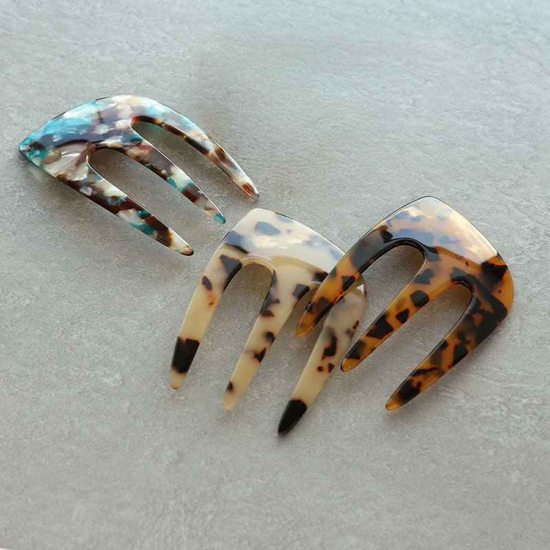マーブル カラー ヘアコーム かんざし | JewelVOX（ジュエルボックス