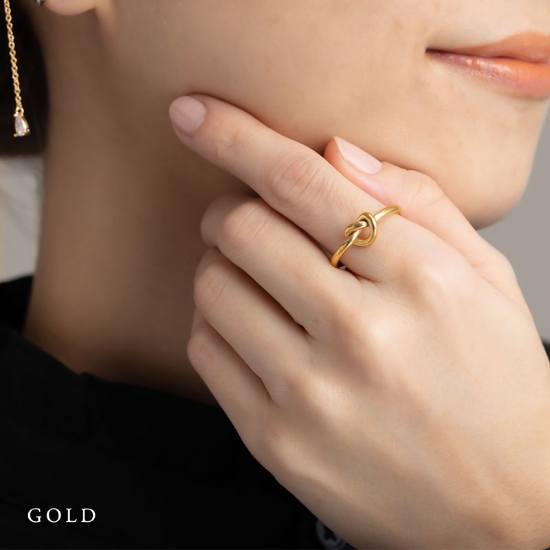 結び目 リング 指輪 約5号 約7号 約11号 約15号 | JewelVOX（ジュエル