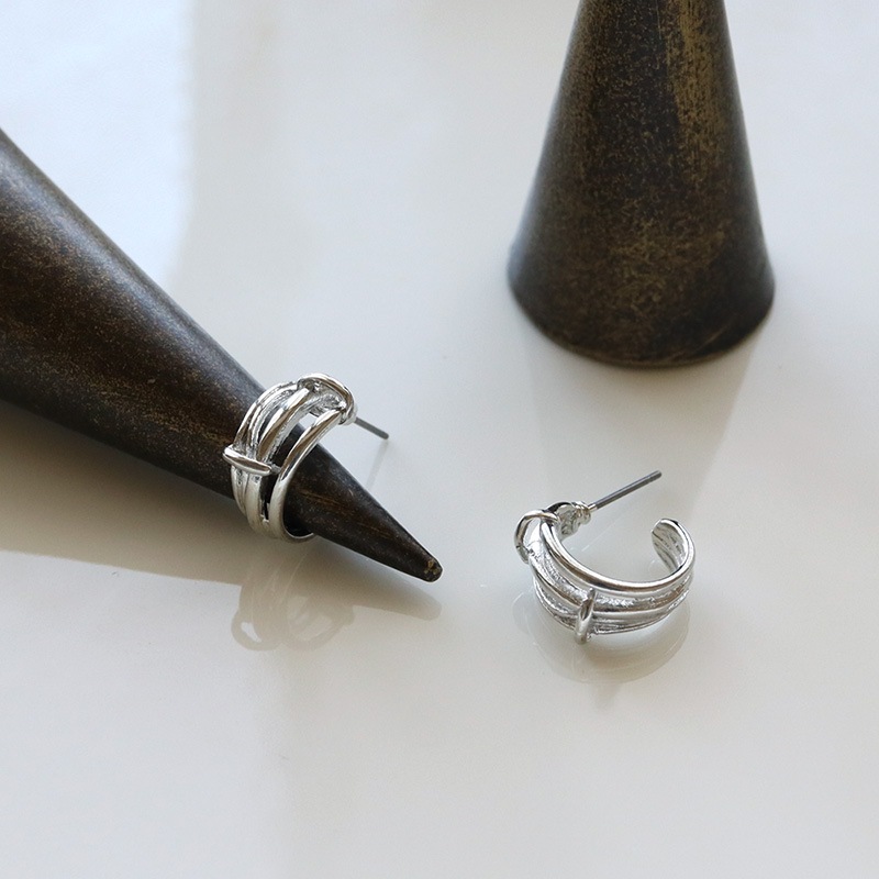3連風フープピアス | JewelVOX（ジュエルボックス）| プチプラ 