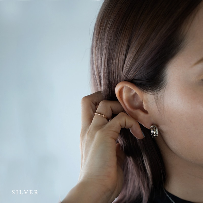 3連風フープピアス | JewelVOX（ジュエルボックス）| プチプラ