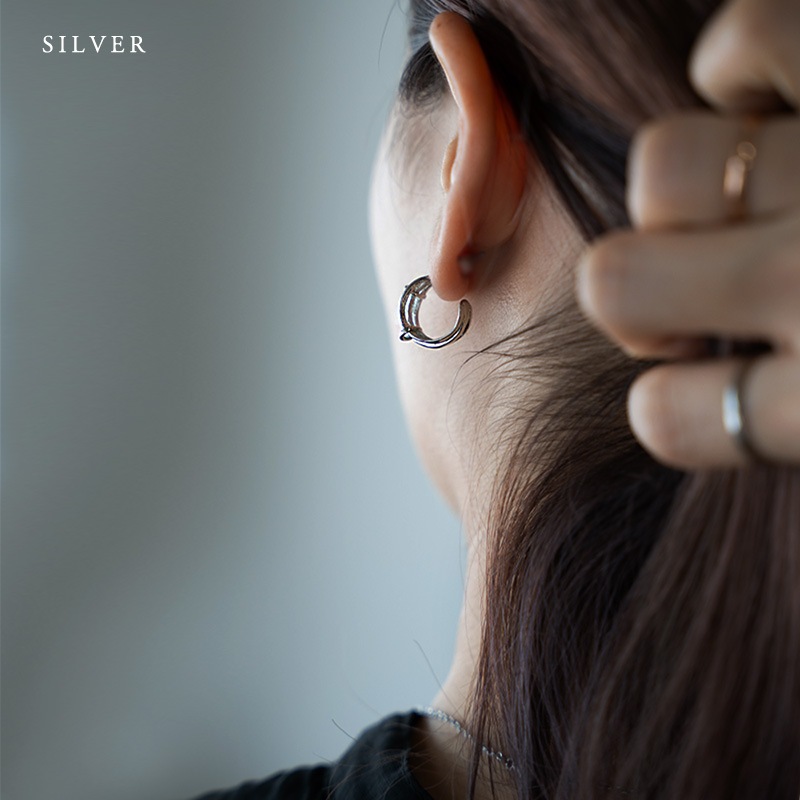 3連風フープピアス | JewelVOX（ジュエルボックス）| プチプラ 