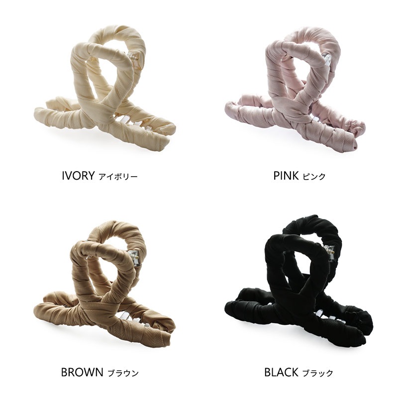 サテン ループ ヘアクリップ ※メール便不可 | JewelVOX（ジュエル