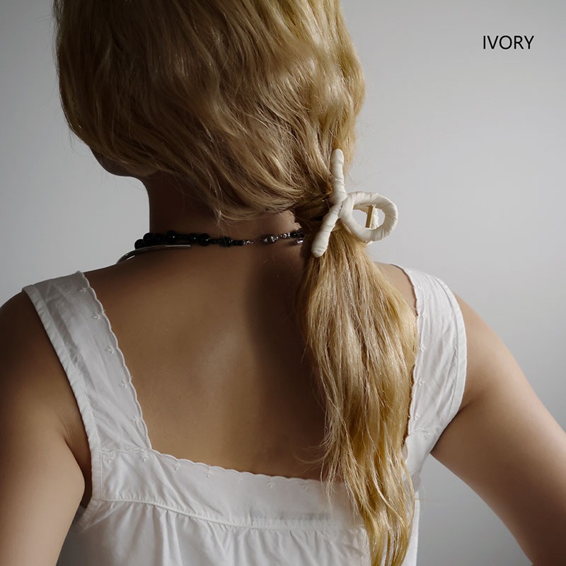 サテン ループ ヘアクリップ ※メール便不可 | JewelVOX（ジュエル