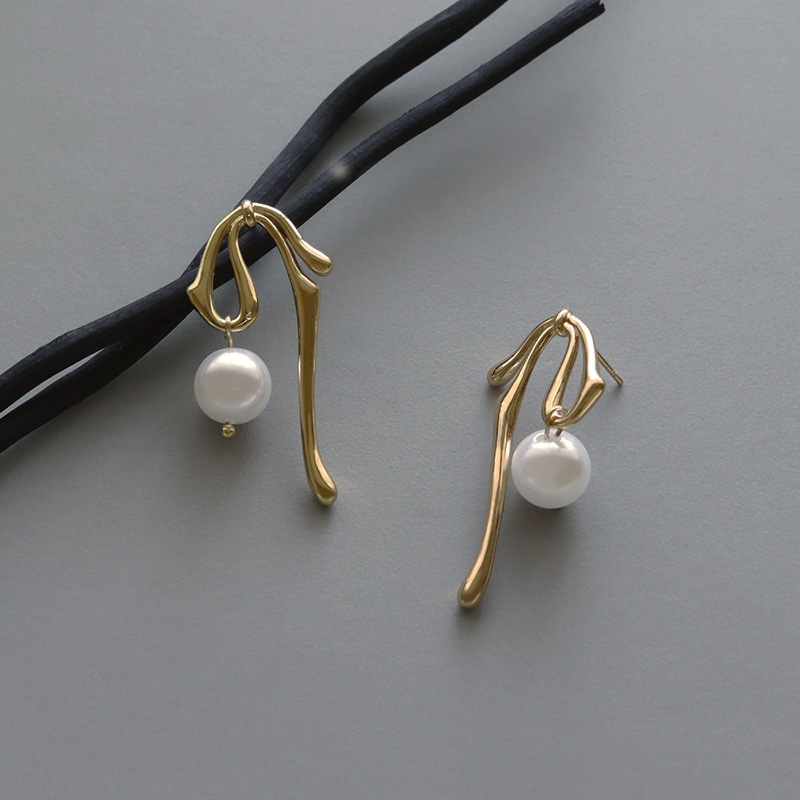 サージカルステンレス 片輪結びリボン ピアス | JewelVOX（ジュエル