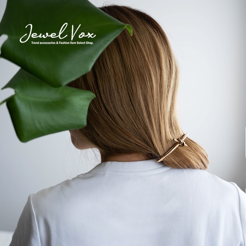 ノットモチーフ メタルバレッタ | JewelVOX（ジュエルボックス