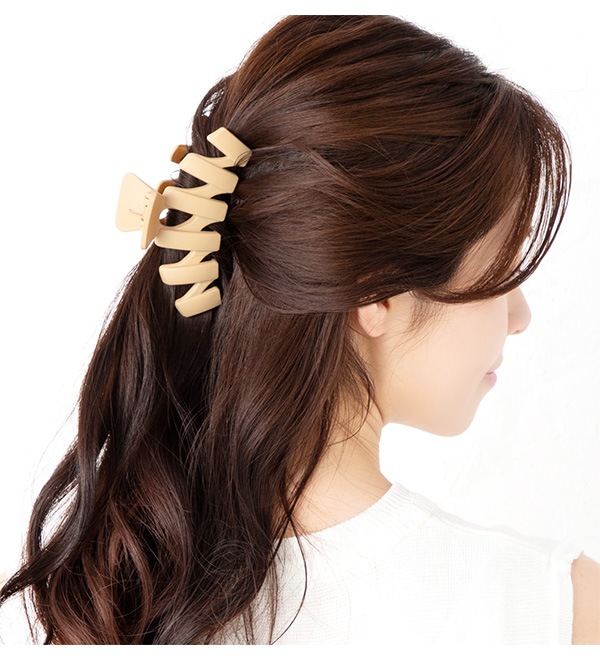 GUERRILLA SALE対象商品】マットカラー ヘアクリップ バンスクリップ
