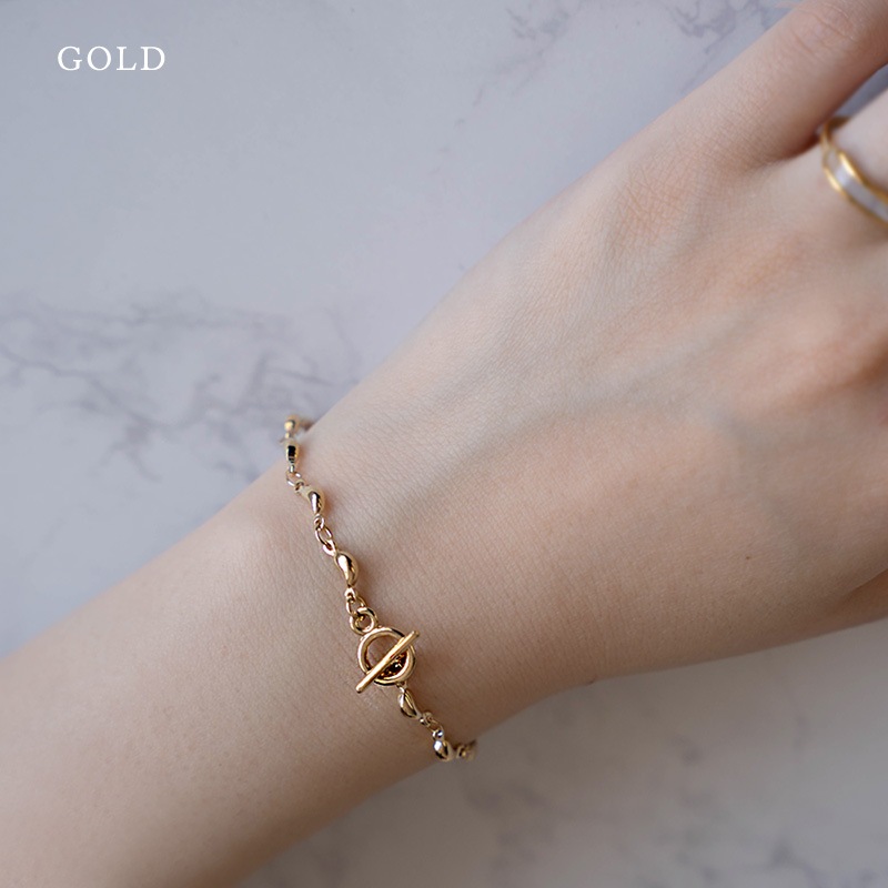 ニッケルフリー デザインチェーン ブレスレット | JewelVOX（ジュエル