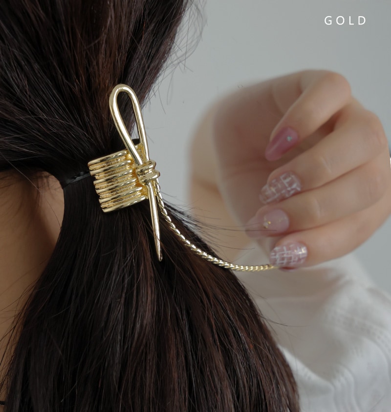 ノットモチーフ チェーン ポニーフック | JewelVOX（ジュエルボックス