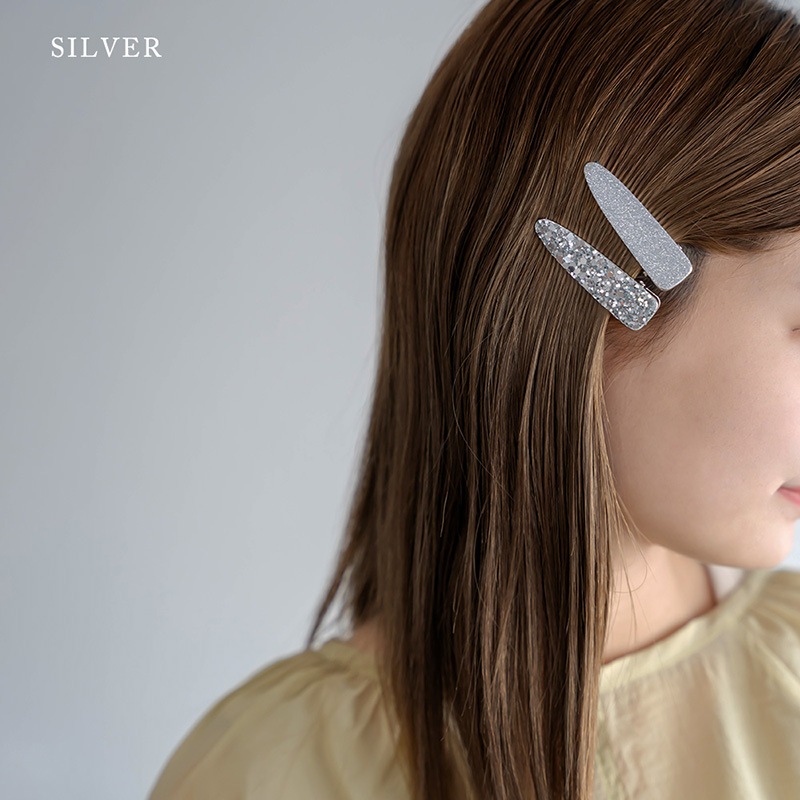 2本セット ラメグリッターヘアクリップ | JewelVOX（ジュエルボックス