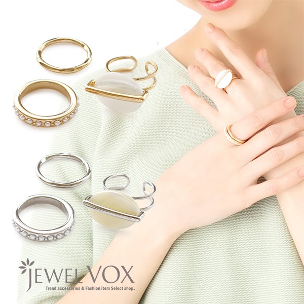リング 指輪 3点 セット | JewelVOX（ジュエルボックス）| プチプラ
