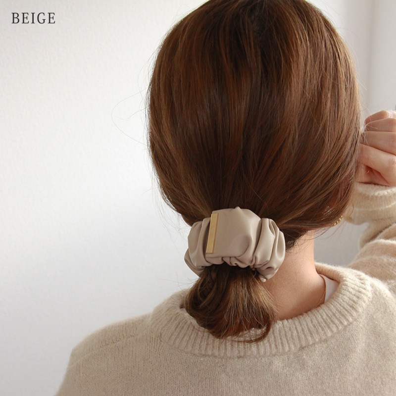 展示品！ハンドメイド♪存在感あるレザーとハラコのバイカラーポニー