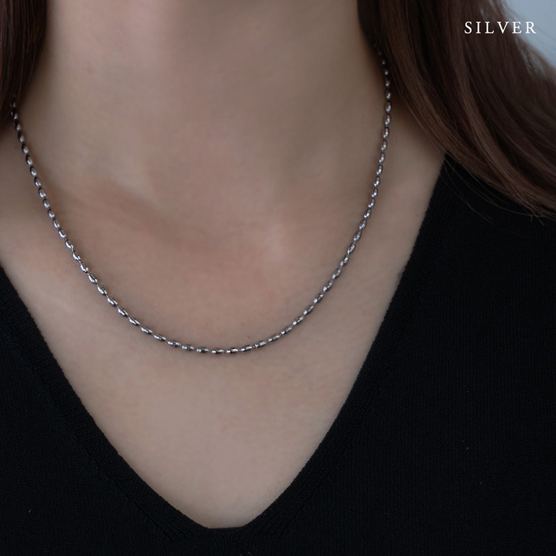 ステンレス ボールチェーンネックレス | JewelVOX（ジュエルボックス