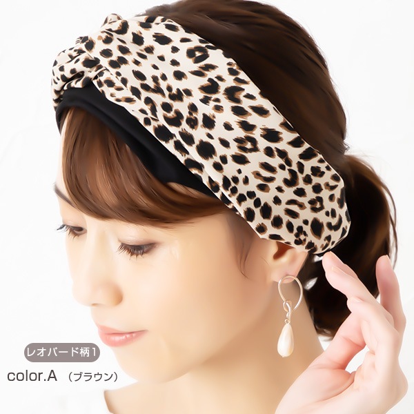 おしゃれ♡COMPLEXBiz♡ヘアターバンスカーフジュエル柄新品