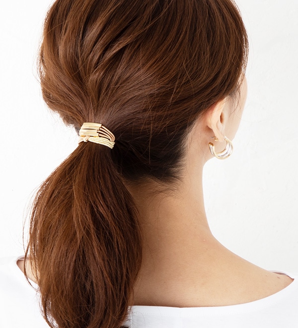 よりどり3点対象】パイプパーツ 2色ヘアゴム | JewelVOX（ジュエル