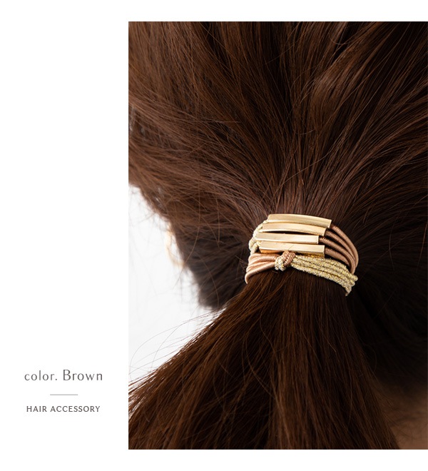 よりどり3点対象】パイプパーツ 2色ヘアゴム | JewelVOX（ジュエル
