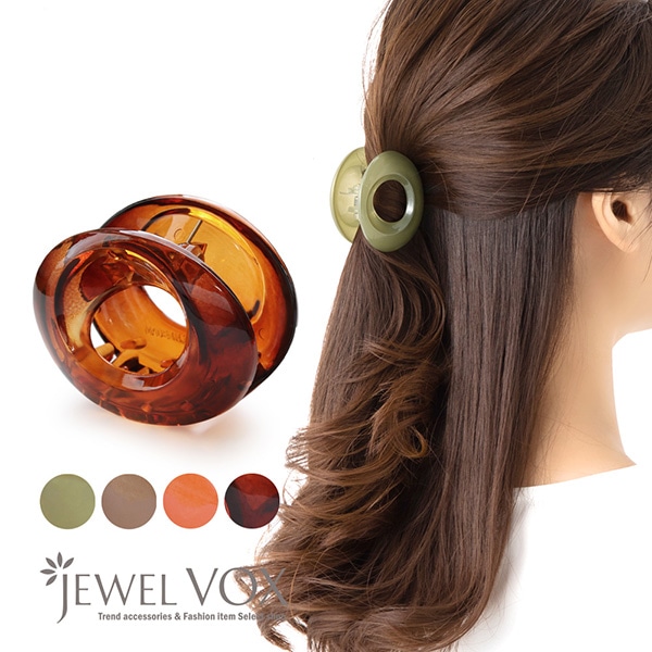オーバル バンスクリップ ヘアクリップ ※メール便不可 | JewelVOX